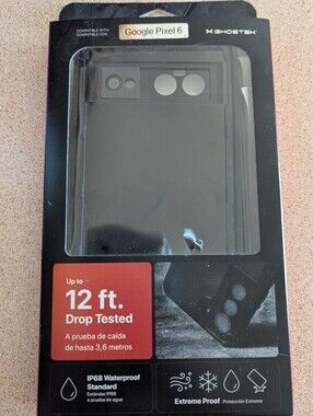 Ghostek Google Pixel 6 Rugged Protective Case, Waterproof - Black, EUC